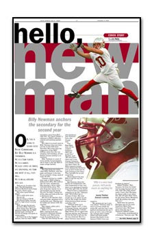Middle Section of the Daily Evergreetn Sports Section - CLICK FOR LARGER VIEW
